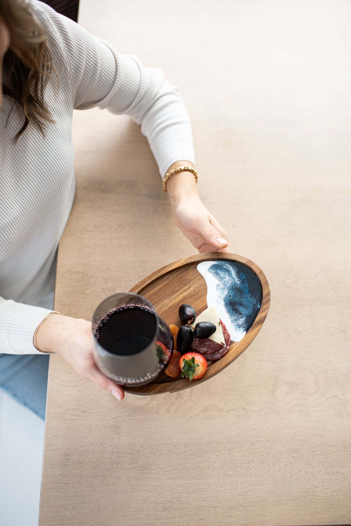 Wine & Appetizer Trays-9