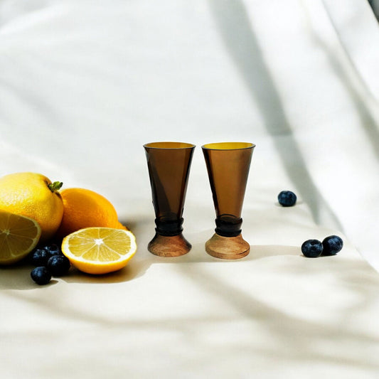 Amber Shot Glasses-1