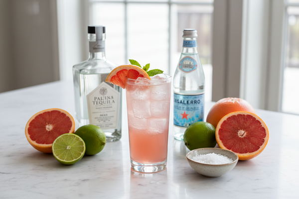 Paloma Spritz: A Light Grapefruit Tequila Cocktail Recipe