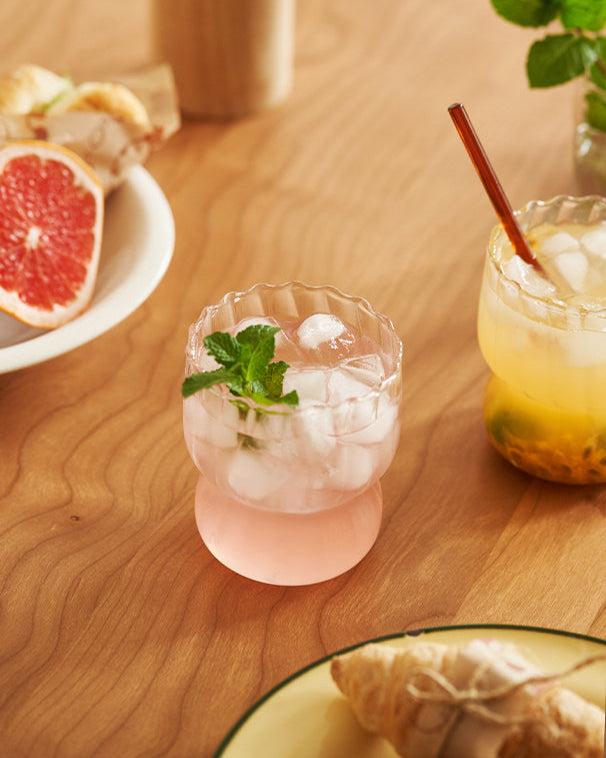 Stripe Tumbler Glass - 315 ml