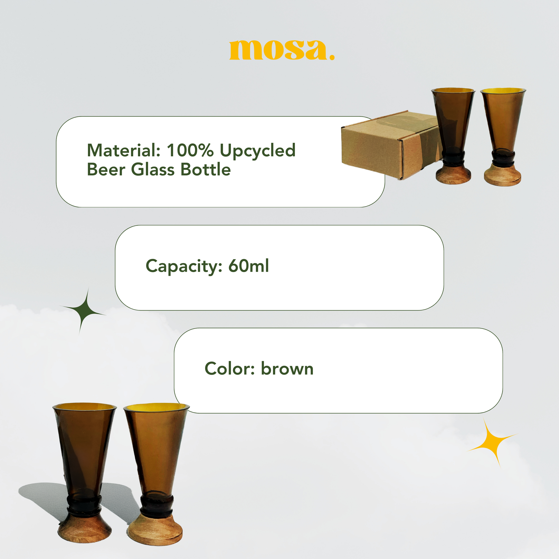 Amber Shot Glasses-4