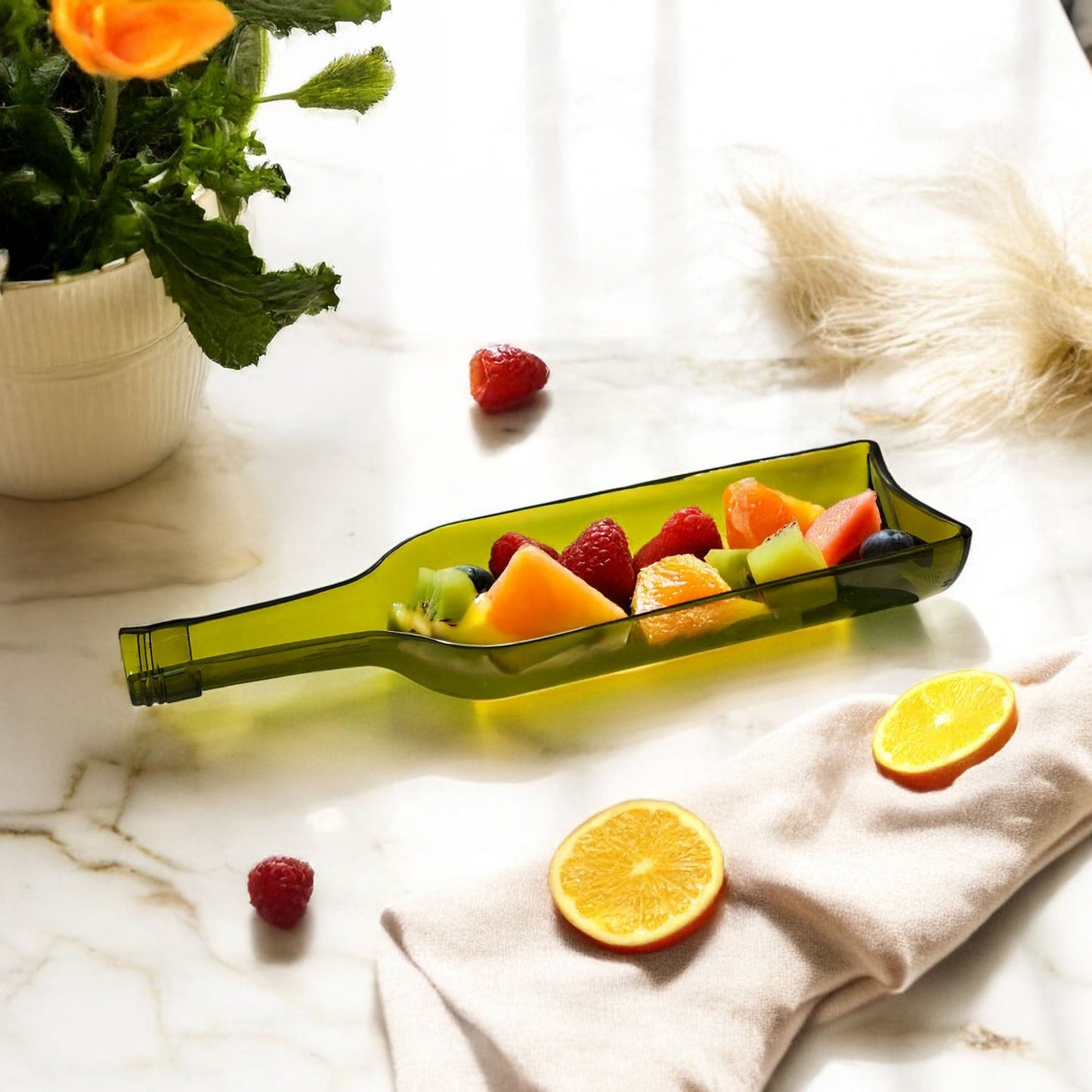 Wine Bottle Glass Platter-1