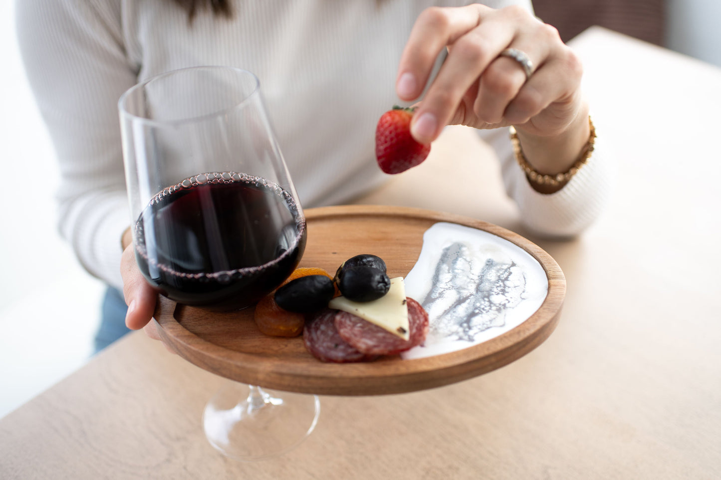 Wine & Appetizer Trays-0
