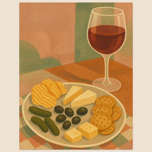 Girl Dinner Wall Poster