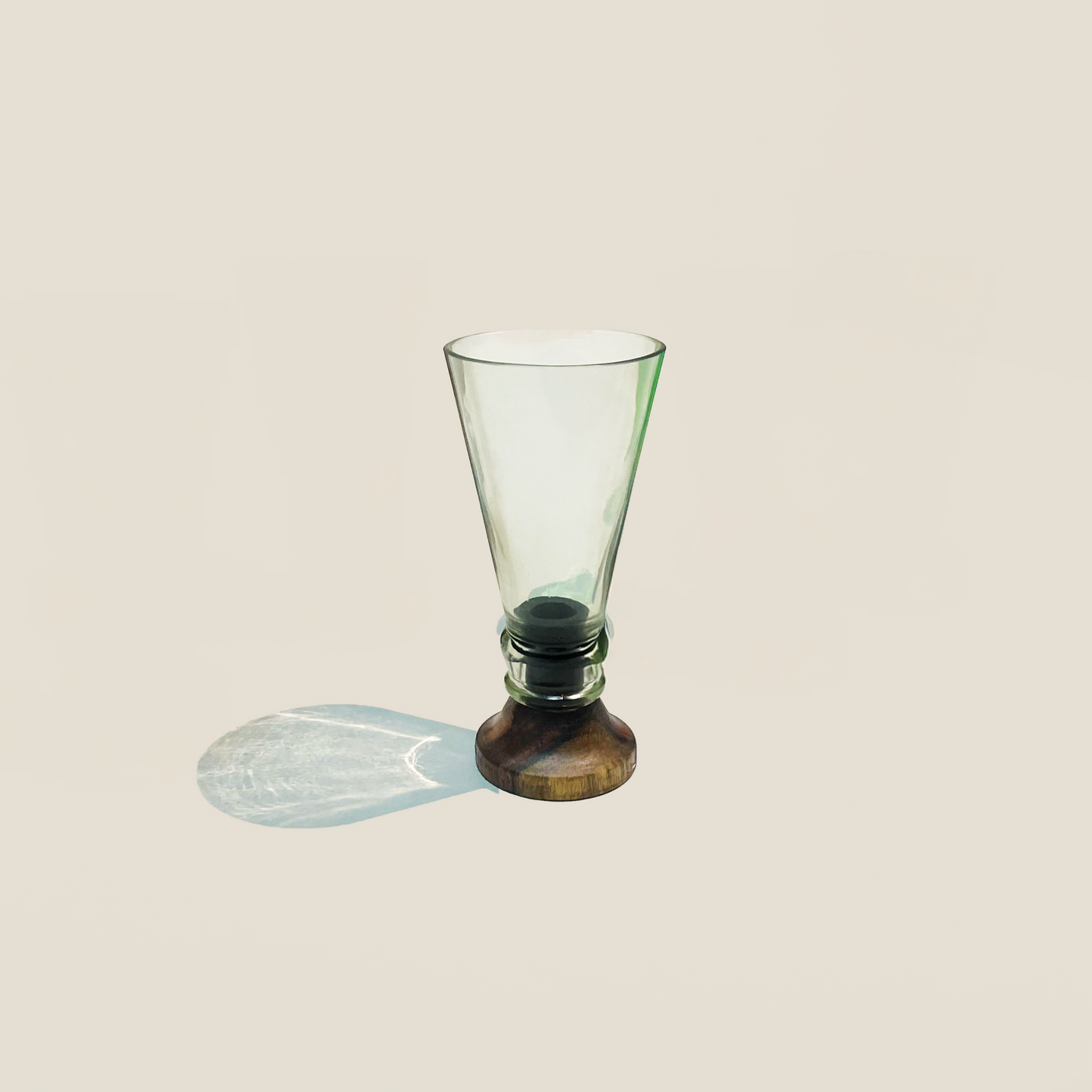 Upcycled Clear Glass Shooters  (Set of Two)