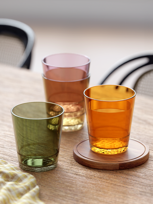 12oz Diamond Double Old Fashioned - Mixed Color Set