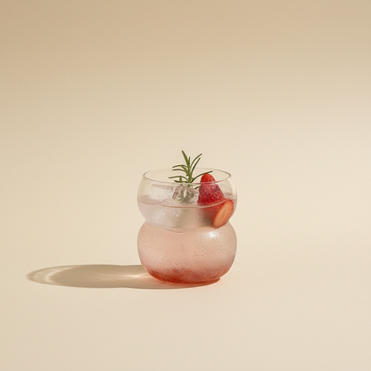 Bubble Shaped Glass Cups – 380 ml / 550 mL