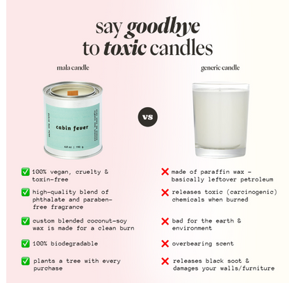 Mala The Brand Cabin Fever | Cypress + Evergreen + Moss