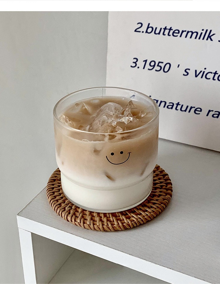 Heart +Cute Face Coffee Cup - 315ml