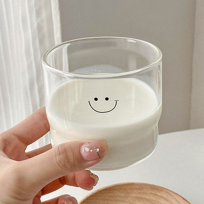 Heart +Cute Face Coffee Cup - 315ml