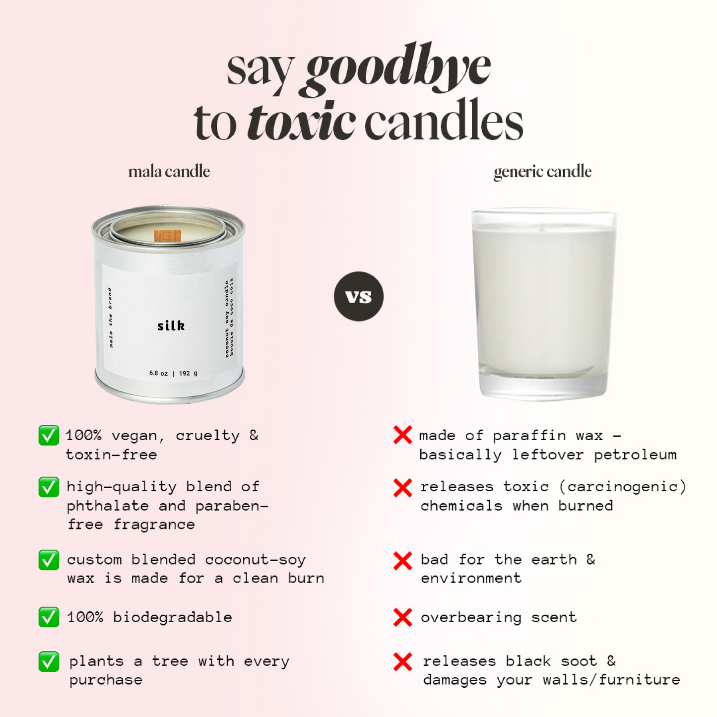 Mala The Brand Silk | Jasmine + Coconut + Tonka bean